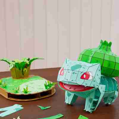 Construction du puzzle 4D Build Bulbizarre étapes de montage