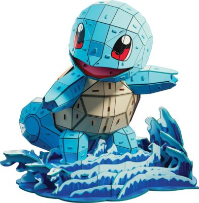 Maquette 4D Build Pokémon Carapuce vue de face