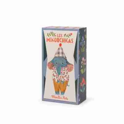 Boîte illustrée Pablo l’éléphant collection Les Minouchkas Moulin Roty