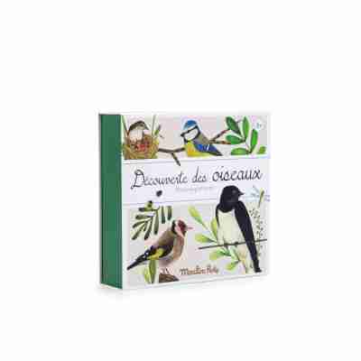 Coffret Découverte des oiseaux Le Jardin du Moulin en boîte