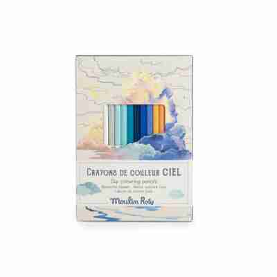 Coffret 12 crayons de couleur Les Grands Explorateurs Moulin Roty