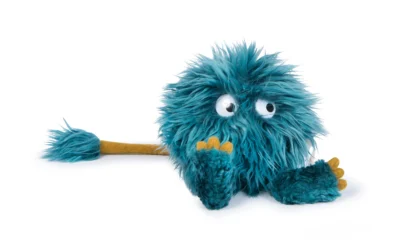 Peluche Choukette bleue Les Schmouks Moulin Roty face