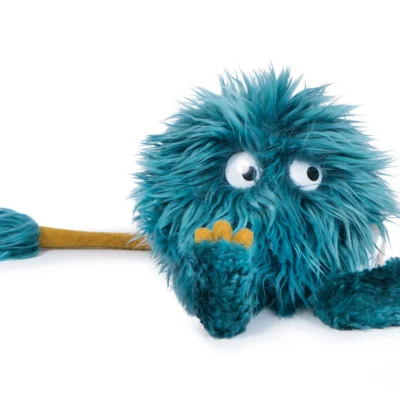 Peluche Choukette bleue Les Schmouks Moulin Roty face