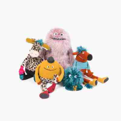 Choukette bleue Les Schmouks peluches groupe Moulin Roty