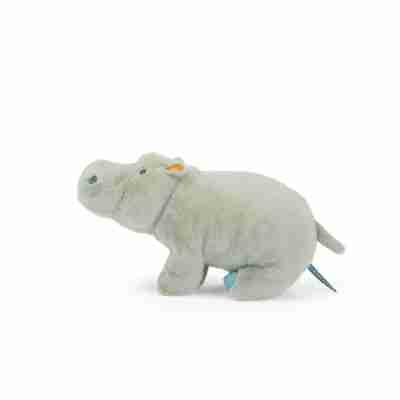Peluche hippopotame Moulin Roty Tout autour du monde vue de profil
