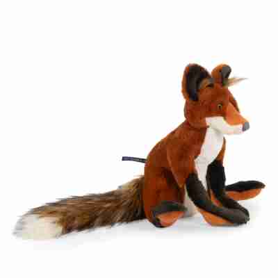Peluche Renard Tout autour du monde Moulin Roty vue de profil