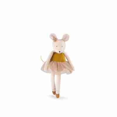 Petite souris or ballerine La petite école de danse en velours
