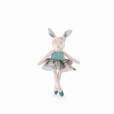 Petit lapin bleu ballerine La petite école de danse en velours