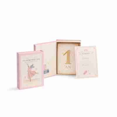 Coffret cartes Mes 12 premiers mois La petite école de danse Moulin Roty