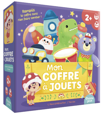 Boîte du jeu Mon coffre à jouets Auzou pour enfants dès 2 ans