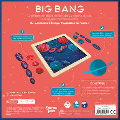 Boîte du jeu Big Bang Auzou univers spatial