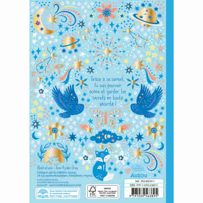 Cadenas et collier bijou du carnet secret Auzou
