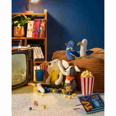 Hochet goéland Marco en scène