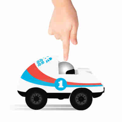 Voiture Presto Racers Ace mécanisme press and go