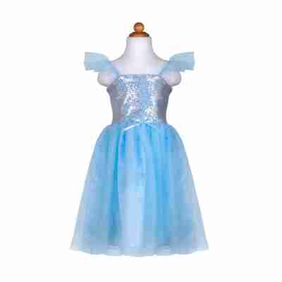 Robe de princesse à sequins bleue Great Pretenders vue de face