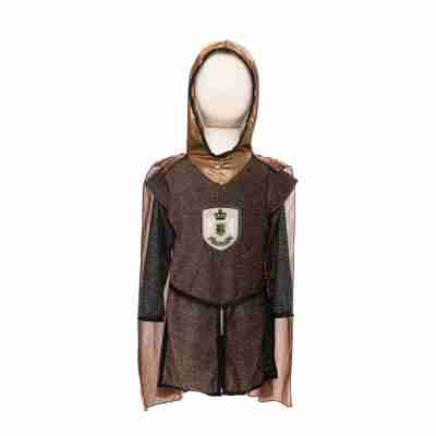 Tunique de chevalier cuivre Great Pretenders vue de face