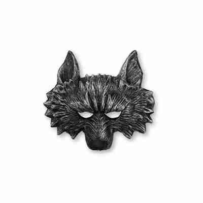 Masque de loup-garou en caoutchouc souple Great Pretenders vue de face