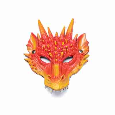 Masque de dragon rouge Great Pretenders vue de face