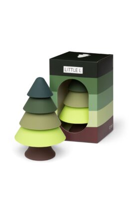 Packaging du sapin à empiler Little L vert
