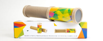 Kaléidoscope Polariscorpio Bass & Bass avec tube coloré