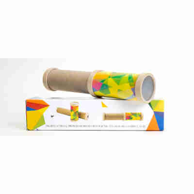 Kaléidoscope Polariscorpio Bass & Bass avec tube coloré