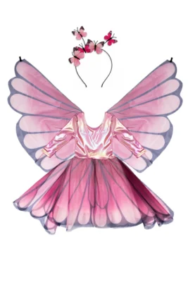 Robe papillon rose avec ailes Great Pretenders