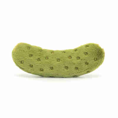 Dos peluche cornichon Jellycat texture douce et moelleuse