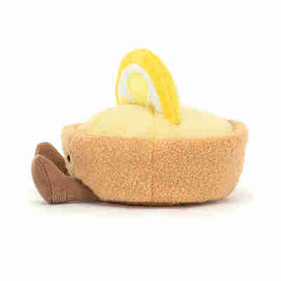 Profil peluche tarte citron douce Jellycat Amuseables