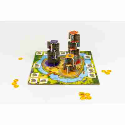 Tours du château Castel Boom en cours de construction