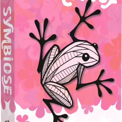 Boîte du jeu Symbiose avec illustration de grenouille