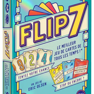 Boîte du jeu Flip 7 avec design coloré
