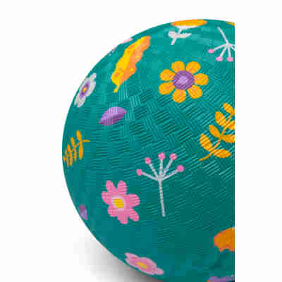Ptit Loustic – Magasin de jeux et jouets à Saint-Étienne 6 Détail de la texture et des motifs fleurs de la balle Little L