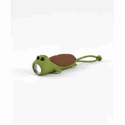 Lampe torche en silicone tortue Little L vue de profil