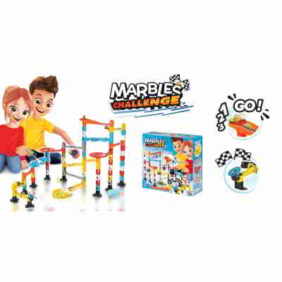 Présentation du Marble Challenge Buki avec ligne de départ et arrivée