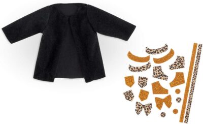 Manteau à customiser Corolle avec décorations repositionnables Décochic ma chérie création