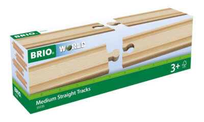 Boîte des Rails Moyens Droits BRIO World 33335
