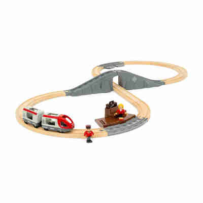 Ptit Loustic – Magasin de jeux et jouets à Saint-Étienne 2 Circuit en 8 Voyageurs BRIO World Pack A 36079