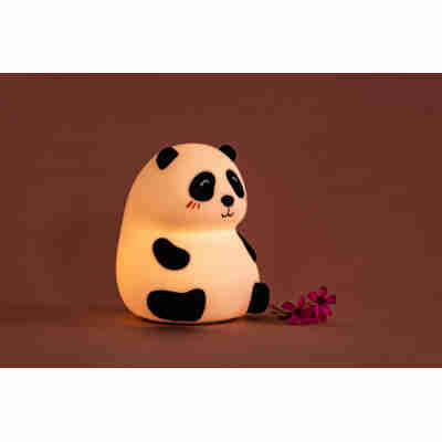 Veilleuse panda zhao éclairée dans une chambre cosy