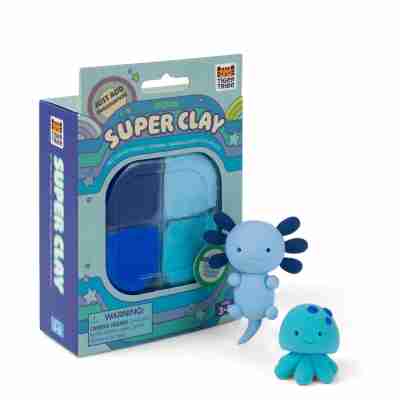 Coffret Super Clay Océan Tiger Tribe avec pâte à modeler bleue