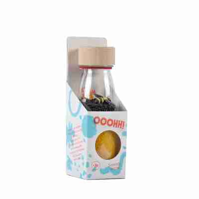 Bouteille sensorielle Abeilles Petit Boum dans son emballage