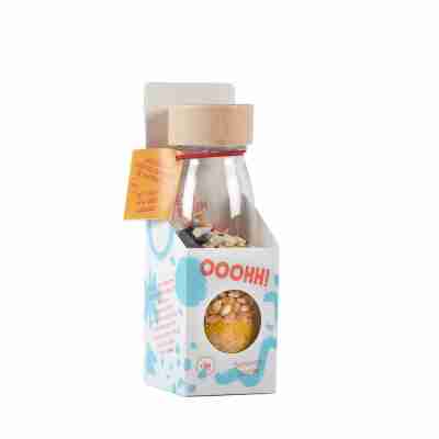 Bouteille sensorielle Ferme Petit Boum dans son emballage