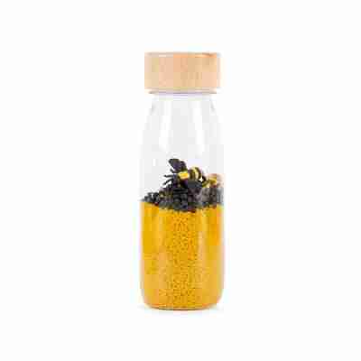 Bouteille sensorielle sonore Petit Boum avec abeilles miniatures