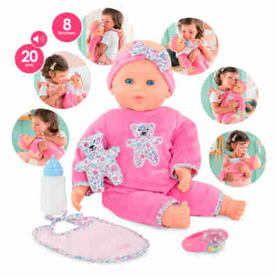 Ptit Loustic – Magasin de jeux et jouets à Saint-Étienne 2 Poupon Lucille Interactive Corolle avec accessoires et 20 sons interactifs