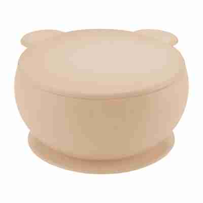 Ptit Loustic – Magasin de jeux et jouets à Saint-Étienne 20 Bol silicone bébé Minikoioi avec couvercle fermé