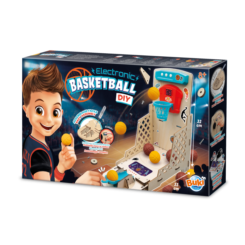 Basket-ball électronique - DIY 1 Boîte du coffret Basket-ball électronique DIY Buki dès 8 ans