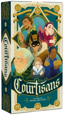 Boîte du jeu Courtisans édité par Catch Up Games