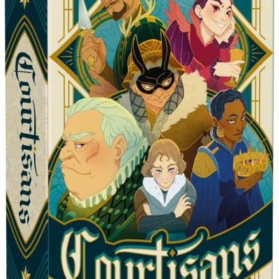 Boîte du jeu Courtisans édité par Catch Up Games