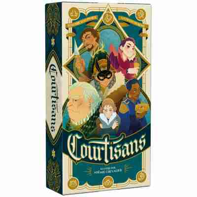 Boîte du jeu Courtisans édité par Catch Up Games