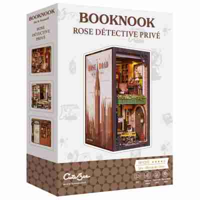 Boîte du Booknook Rose Détective Privé DIY
