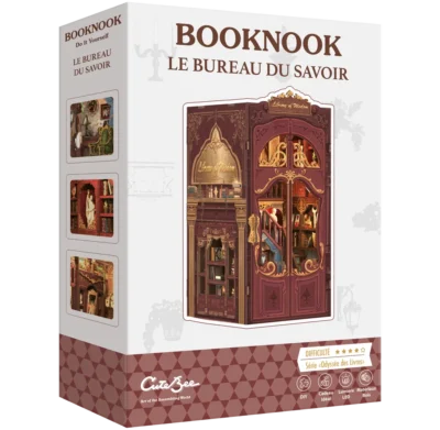 Boîte du Booknook Le Bureau du Savoir DIY